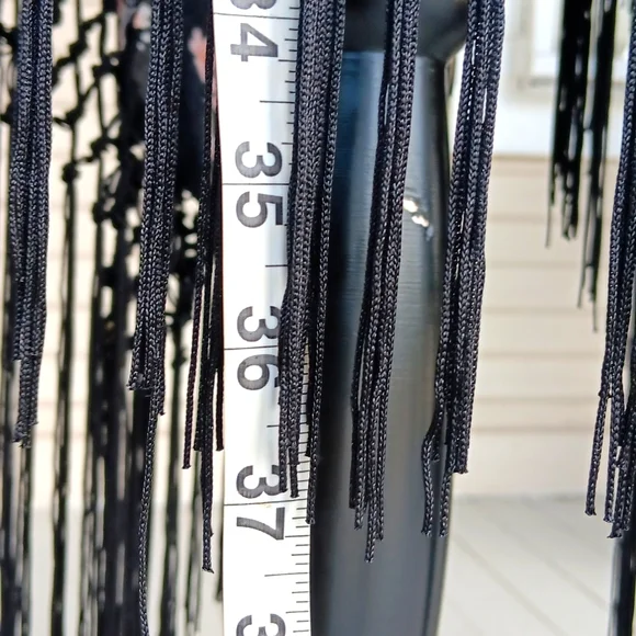 Torrid floral boho fringe kimono cardigan - Picture 7 of 11